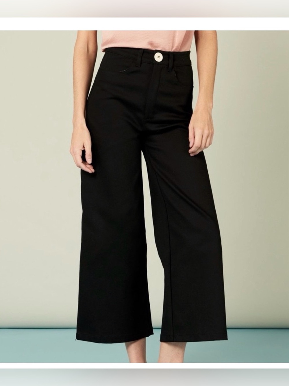 Whimsy + Row Flora Pant Wide Leg Ankle , size M